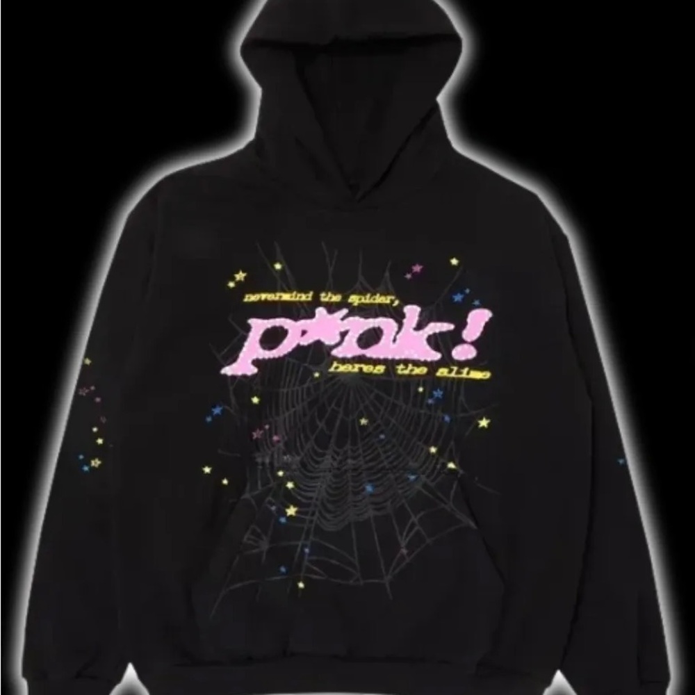 Black Graphic Hoodie